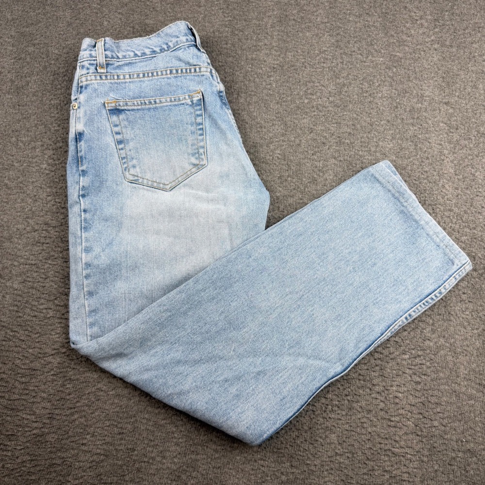 Bass Jeans Women's 8 Blue Straight Leg High Rise Denim ME3252018